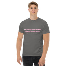 Load image into Gallery viewer, All I Need To Know Color Guard | Men&#39;s classic tee
