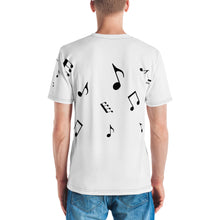 Load image into Gallery viewer, Eighth Note Samba - All-Over Print Men&#39;s Crew Neck T-Shirt
