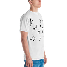 Load image into Gallery viewer, Eighth Note Samba - All-Over Print Men&#39;s Crew Neck T-Shirt
