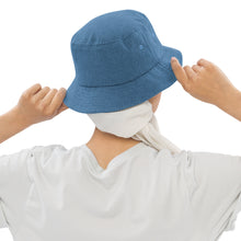 Load image into Gallery viewer, Clarinet bucket hat | Denim bucket hat
