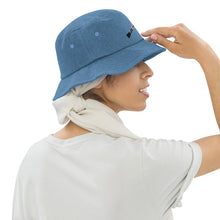 Load image into Gallery viewer, Clarinet bucket hat | Denim bucket hat
