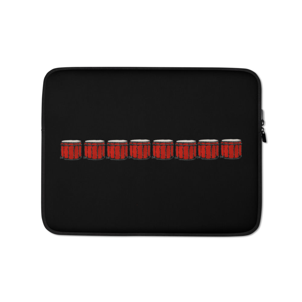 Red Snare Line Case | Laptop Sleeve