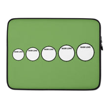 Load image into Gallery viewer, Bass Line Case Green | Laptop Sleeve
