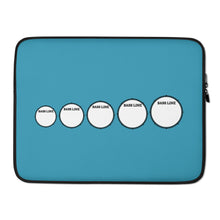 Load image into Gallery viewer, Bass Line Case Blue | Laptop SleeveLaptop Sleeve
