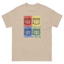 Load image into Gallery viewer, Drum, Drum, Drum - Men&#39;s Heavyweight Drum Music T-Shirt
