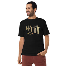 Load image into Gallery viewer, Saxophone Master | Men’s premium heavyweight tee
