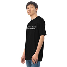 Load image into Gallery viewer, All I Need To Know Drum Corps | Men’s premium heavyweight tee
