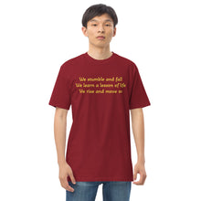 Load image into Gallery viewer, Lesson Of Life Haiku | Men’s premium heavyweight tee
