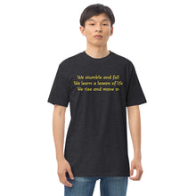 Load image into Gallery viewer, Lesson Of Life Haiku | Men’s premium heavyweight tee
