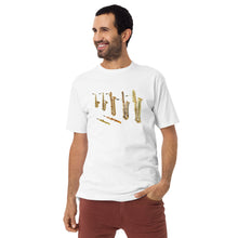 Load image into Gallery viewer, Saxophone Master | Men’s premium heavyweight tee
