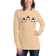 Load image into Gallery viewer, Pandamonium Groove T-Shirt | Unisex Long Sleeve Tee
