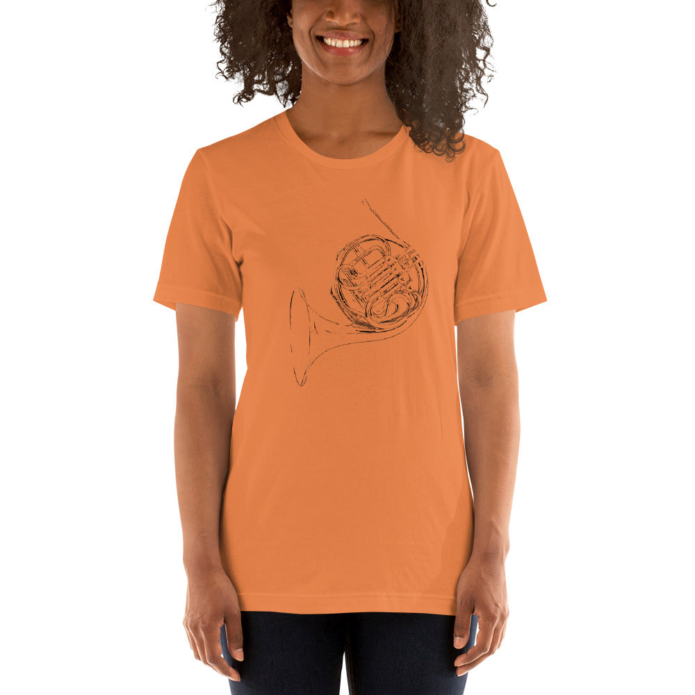 The French Horn | Short-Sleeve Unisex T-Shirt