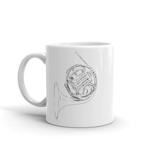 Load image into Gallery viewer, The Horn Mug - White glossy mug
