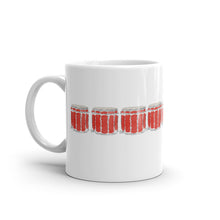 Load image into Gallery viewer, Red Snare Line Mug | White glossy mug
