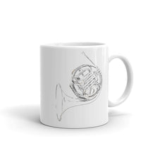 Load image into Gallery viewer, The Horn Mug - White glossy mug
