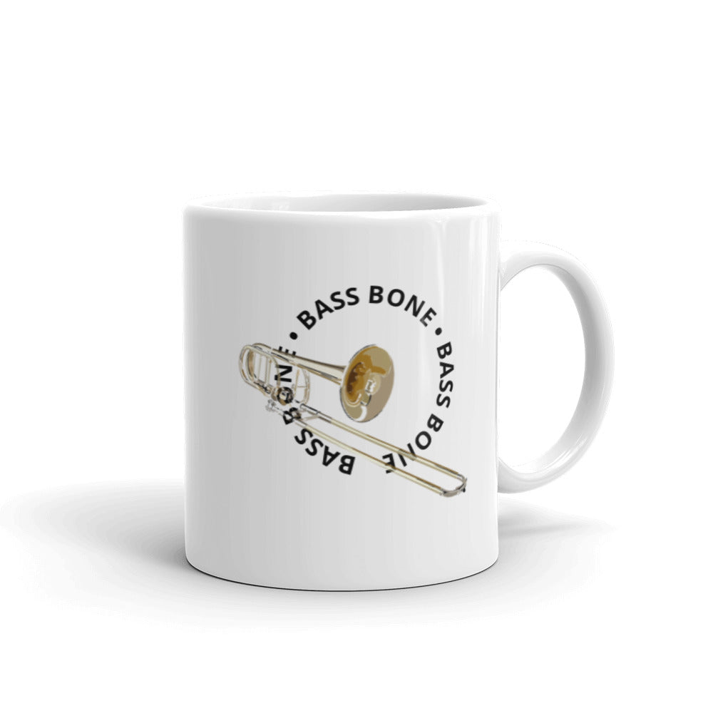 Bass Bone Groove Mug | White glossy mug