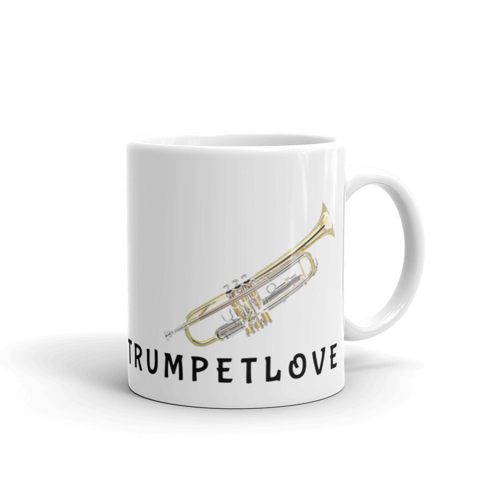 The Trumpet Groove Mug - White glossy mug