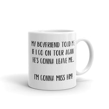 Load image into Gallery viewer, Going On Tour Mug for Women | White glossy mug
