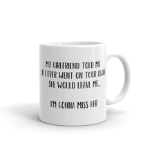 Load image into Gallery viewer, Going On Tour Mug for Men | White glossy mug
