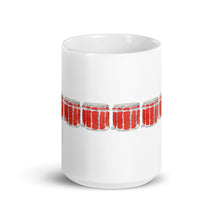 Load image into Gallery viewer, Red Snare Line Mug | White glossy mug
