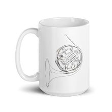 Load image into Gallery viewer, The Horn Mug - White glossy mug
