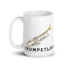 Load image into Gallery viewer, The Trumpet Groove Mug - White glossy mug
