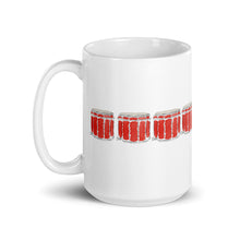 Load image into Gallery viewer, Red Snare Line Mug | White glossy mug
