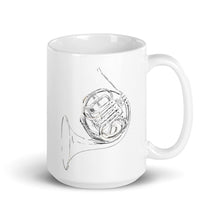 Load image into Gallery viewer, The Horn Mug - White glossy mug
