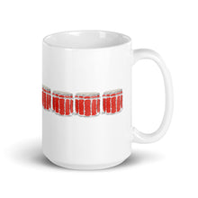 Load image into Gallery viewer, Red Snare Line Mug | White glossy mug
