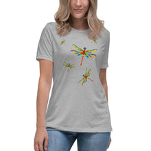 Load image into Gallery viewer, Dragonfly&#39;s are Free Women&#39;s Relaxed T-Shirt | Women&#39;s T-shirt Relaxed Fit
