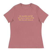 Load image into Gallery viewer, Lesson Of Life Haiku | Women&#39;s Relaxed T-Shirt
