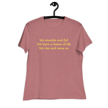 Load image into Gallery viewer, Lesson Of Life Haiku | Women&#39;s Relaxed T-Shirt
