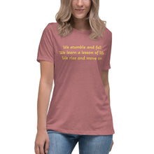 Load image into Gallery viewer, Lesson Of Life Haiku | Women&#39;s Relaxed T-Shirt
