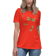 Load image into Gallery viewer, Dragonfly&#39;s are Free Women&#39;s Relaxed T-Shirt | Women&#39;s T-shirt Relaxed Fit
